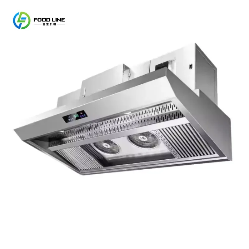 Commercial Large-scale High-power High-efficiency Restaurant Kitchen Oil Fume Purification Integrated Exhaust Machine customized