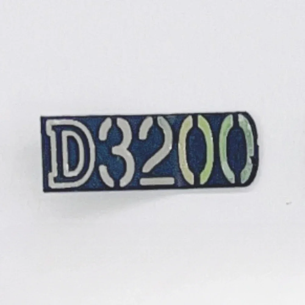 العلامة التجارية الجديدة لنيكون D3200 شعار رقم الجسم تسمية DSLR ملحقات الكاميرا إصلاح استبدال جزء