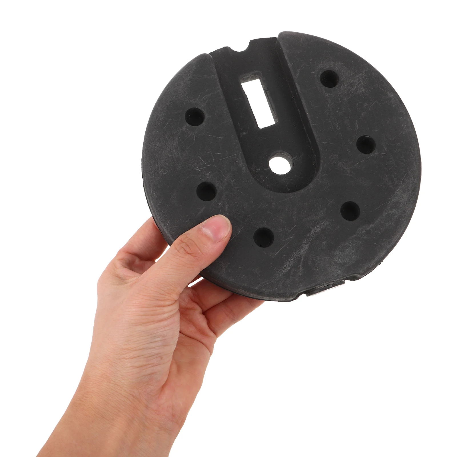 

15Cm Weighted Lamp Base For Table Floor Standing Lighting Anti-Shake Circular Bottom Plate Heavy Duty Outdoor Indoor Use