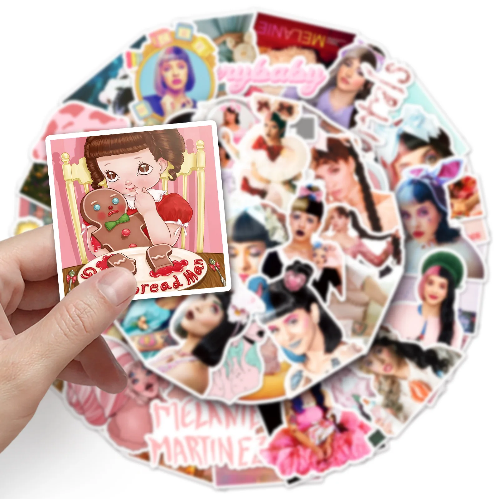 50PCS Singer Melanie Martinez Sticker Cartoon Waterproof Decal Kids Toy DIY Water Cup Stationery Box Scrapbook Laptop Graffiti