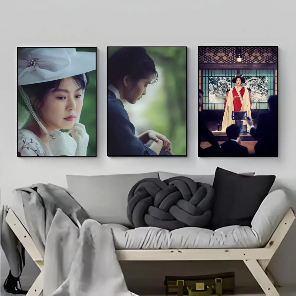 Suspenseful Dark Feminist Korean Movie L-Lady Poster Poster HD  Waterproof Wall Sticker Bar Living Room Decor Gift