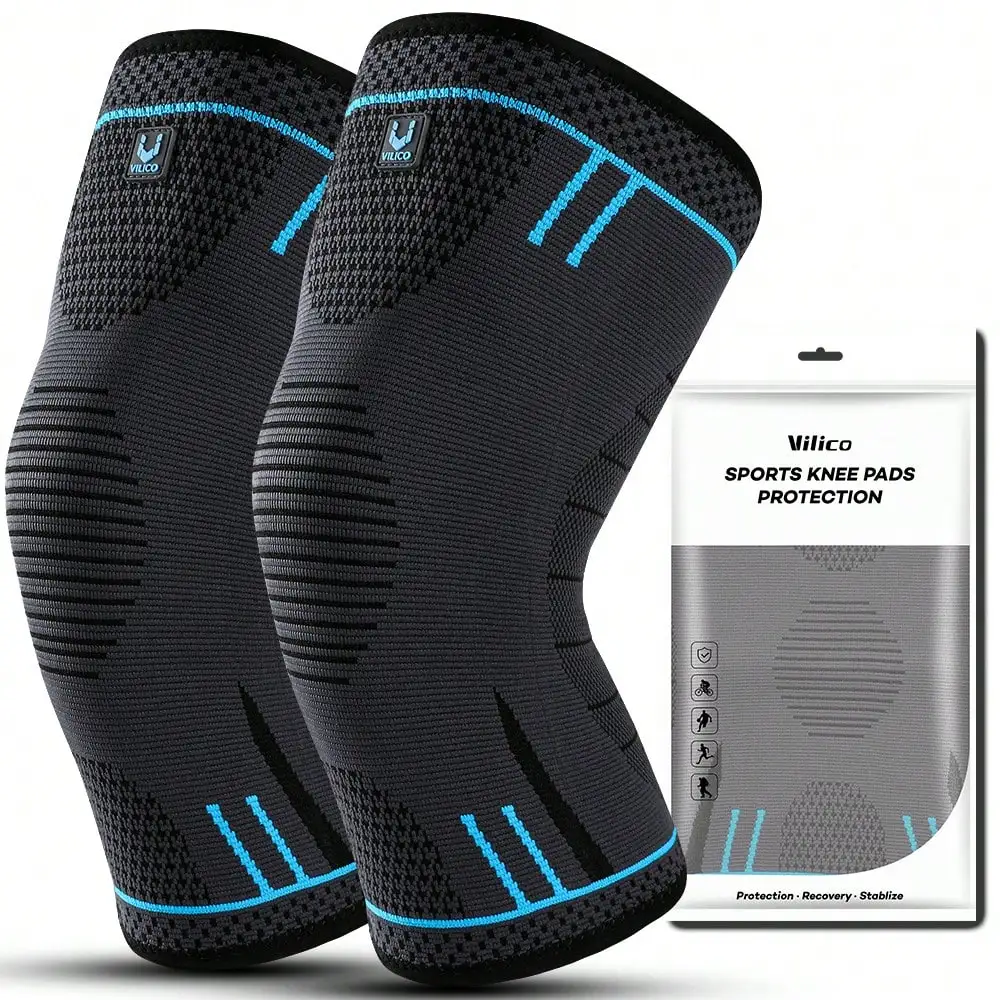 

Kyncilor 1Pc Knee Brace Shockproof Protection Breathable Anti-Collision Sports Knee Support Guard Covers Basketball Antiskid Kneepads