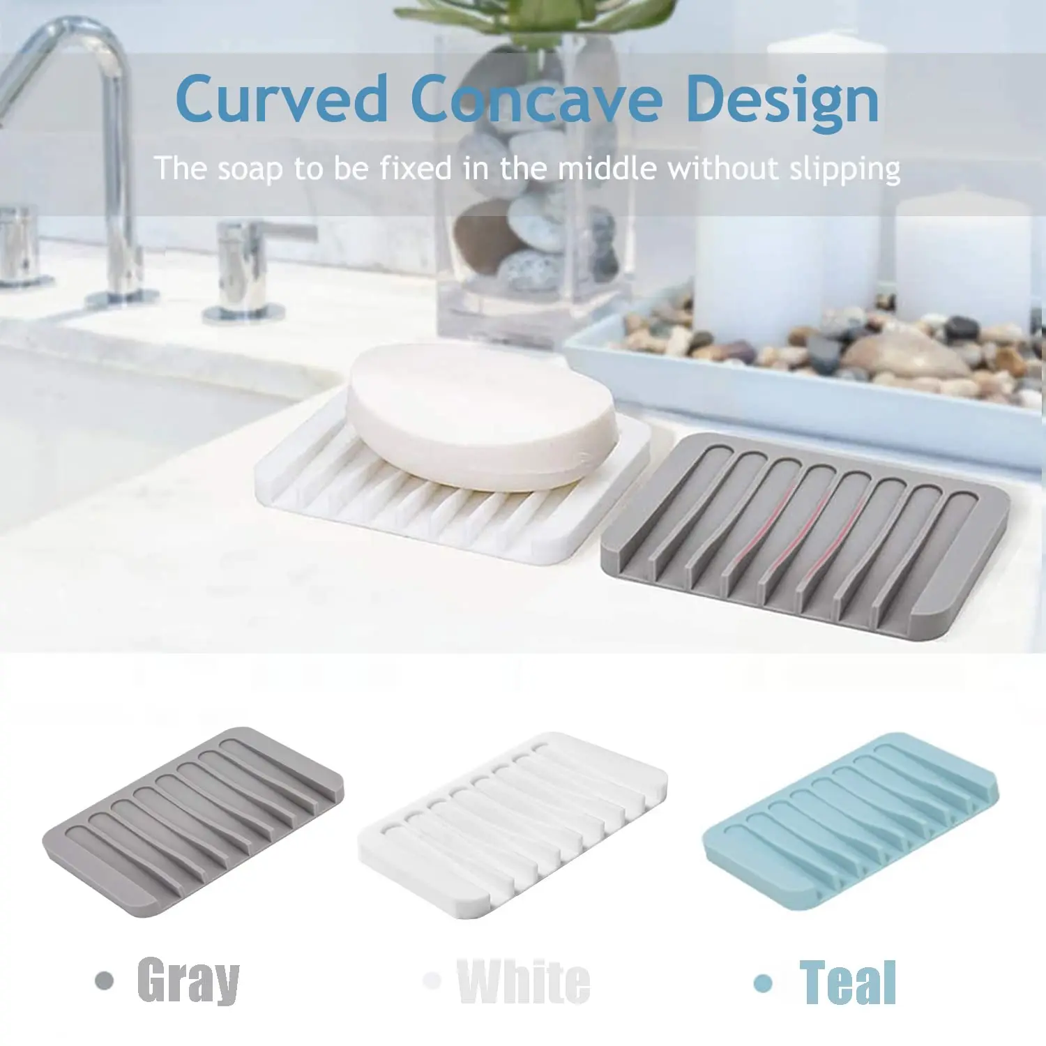 

Self Draining Soap Holder Bathroom Accessories Soap Drain Dish Tilt Drain Soap Box Portable Tray Kitchen Storage Rack