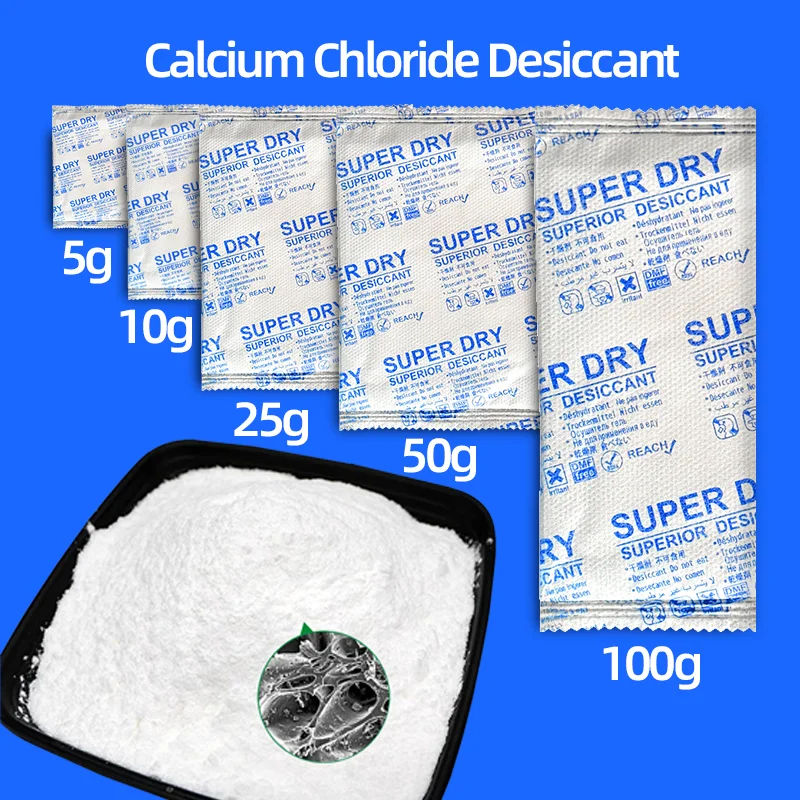 5g 10g 25g 50g 100g Calcium Chloride Desiccant, Moisture Absorbers Refill Beads - Fragrance Free, Moisture Absorber Refill