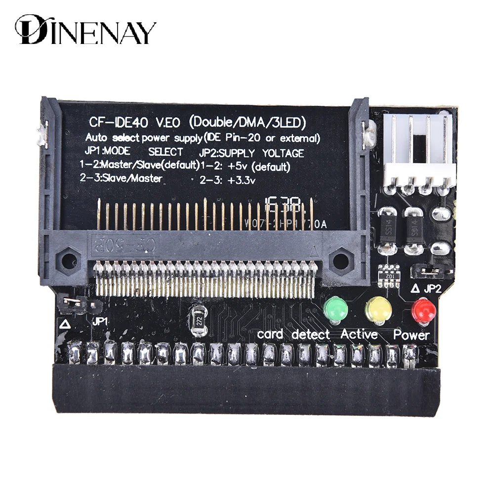 بطاقة محول فلاش مدمجة CF إلى 3.5 أنثى 40 دبوس IDE قابلة للتشغيل #3