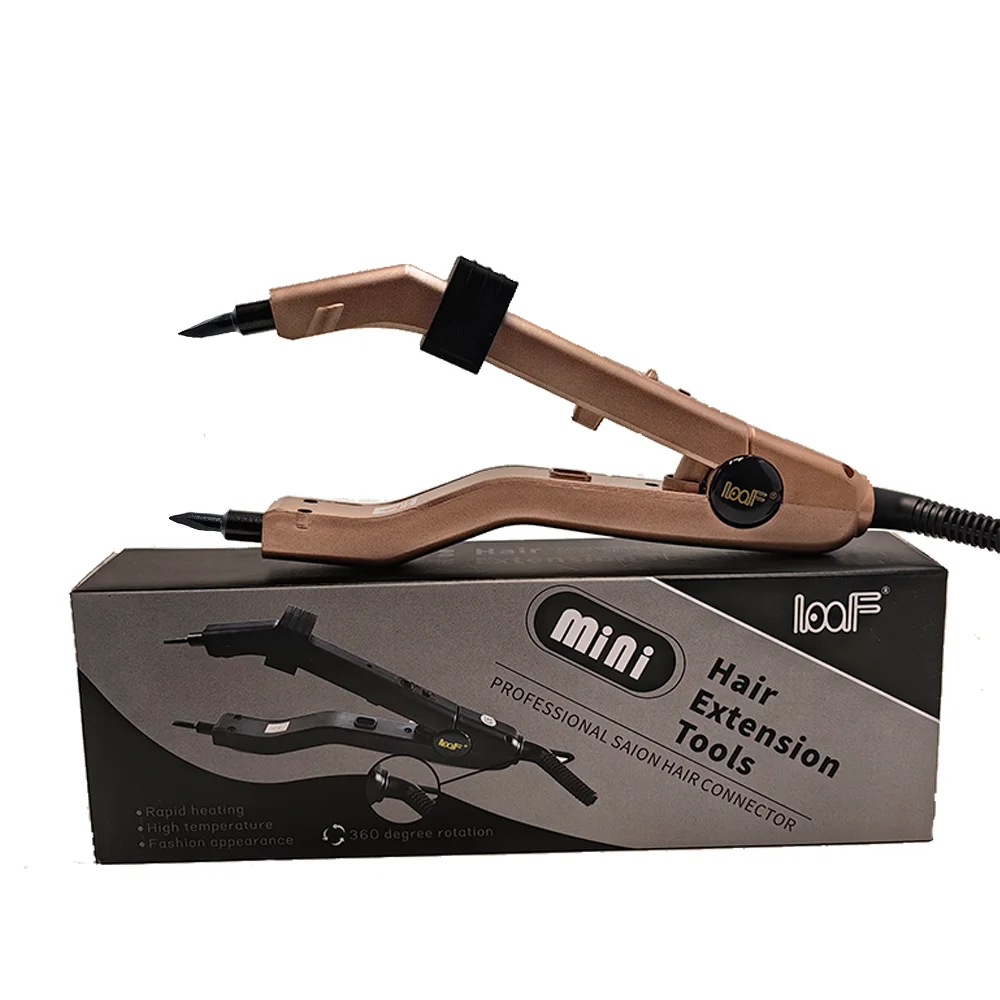 ヘアスタイリングに最適なヘアエクステンション,熱制御可能なヘアコネクタ,高温,ヘアスタイルに最適,新品