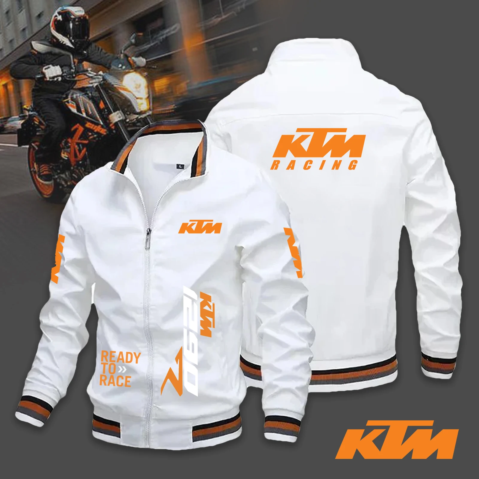 2024 New Men\'s Sports Motorcycle Racing KTM Jacket High Quality Outdoor Bicycle Jacket KTM Clothing Men\'s Jacket