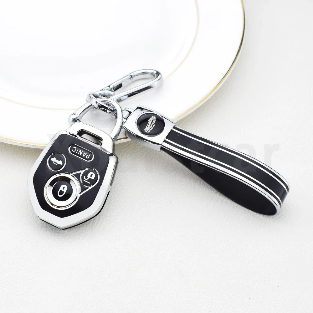 

Чехол для автомобильного смарт-ключа с 4 кнопками, защитный держатель, держатель для брелока для Subaru Forester Impreza Legacy Outback XV, аксессуары