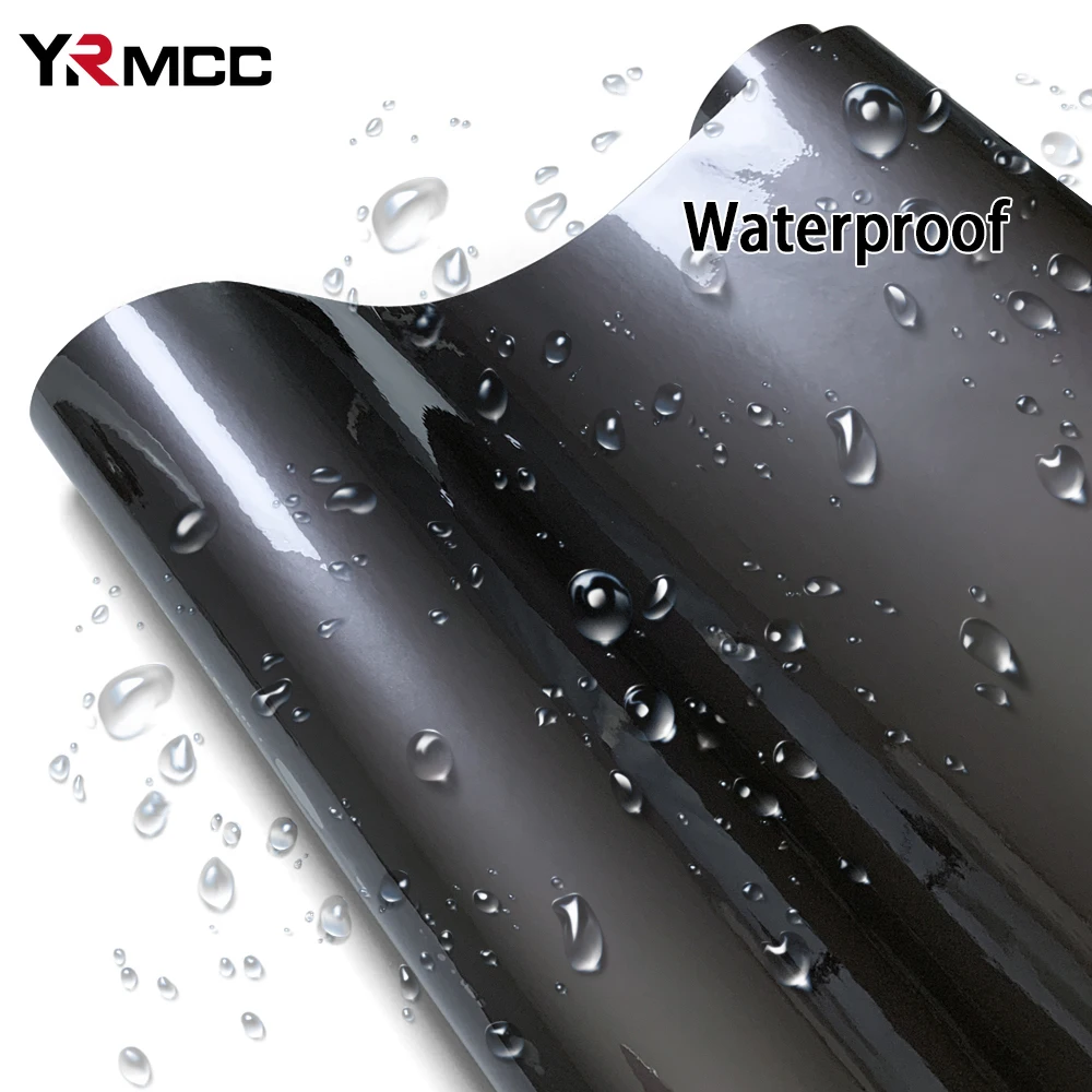 Car Wrap Vinyl Film Car Stickers Self Adhesive Gray Silver Red Glossy Films Anti Scratch Waterproof Sticker for Auto Accessories