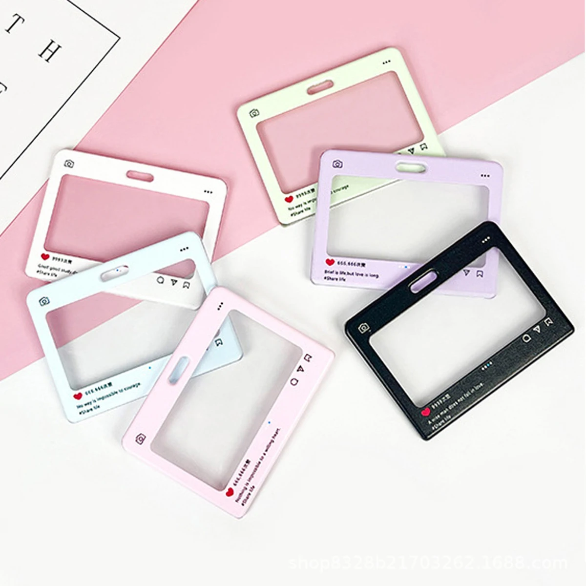 Simpatica copertina trasparente per carta Bus Metro Card Custodia protettiva Carta di accesso per campus Custodia protettiva trasparente per carta scolastica per studenti