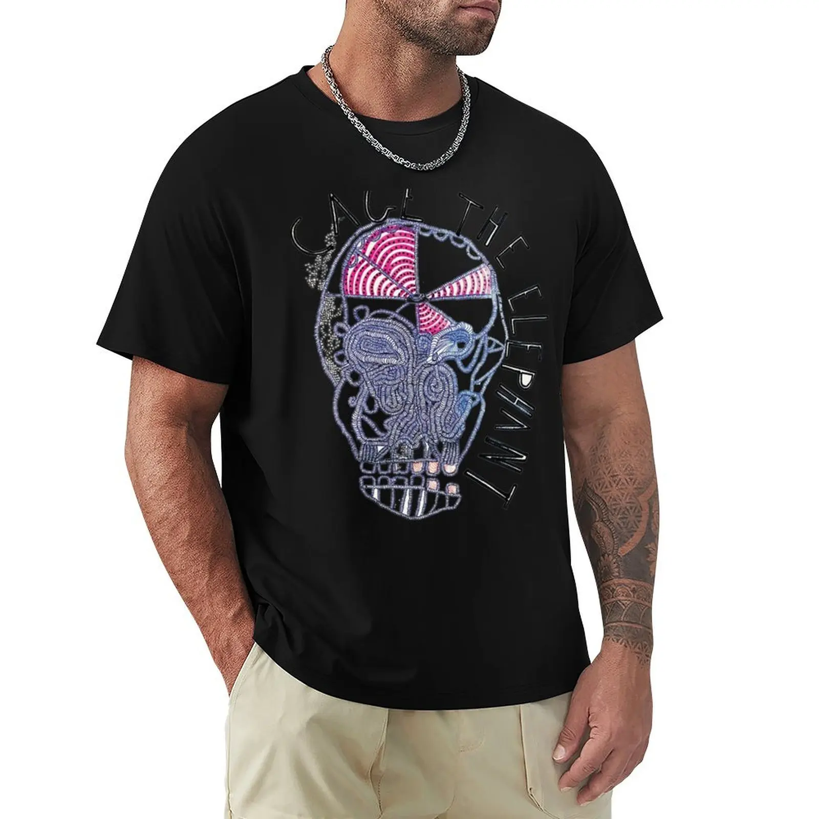 

cage elephant T-Shirt T-Shirt cotton graphic tees sports fans T-shirts for men cotton
