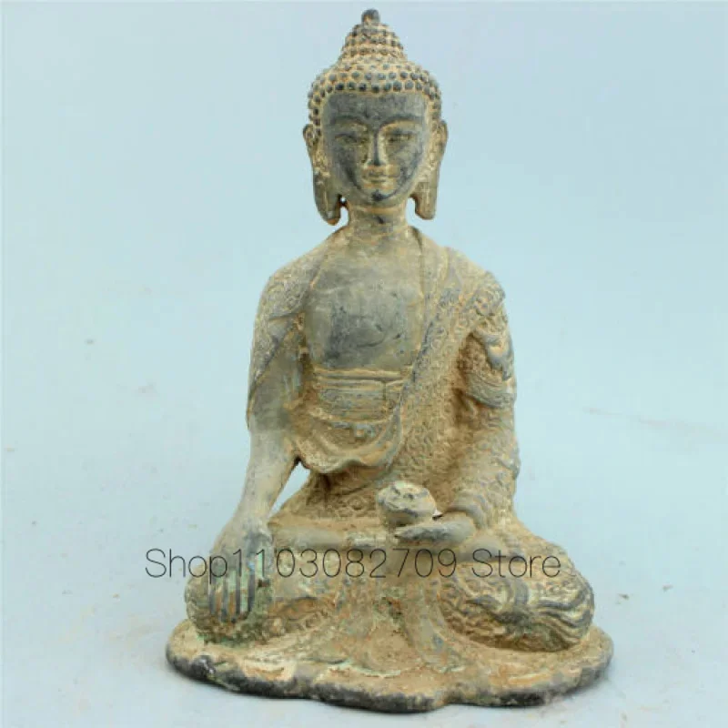 

Old earth Copper Bronze Buddha statue hand-carved Sakyamuni statues