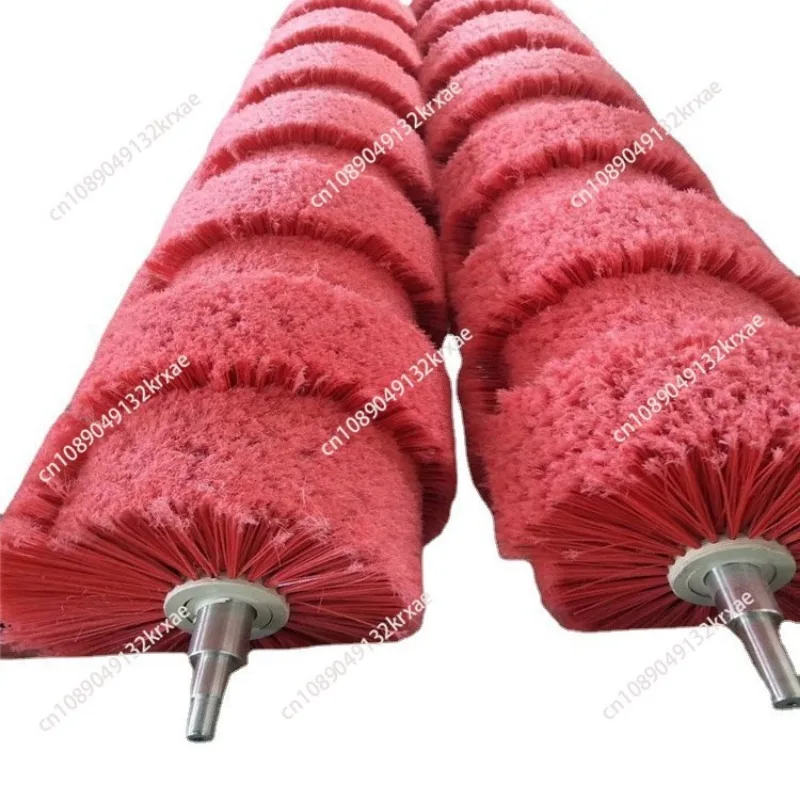 Industrial machinery decontamination brush roller metal grinding cleaning brush roller glass cleaning machine brush