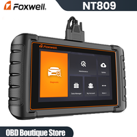 FOXWELL NT809 OBD2 Car Diagnostic Scanner Full System Active Test 30+ Reset Bi-directional Test OBD2 Automotive Scanner Tools