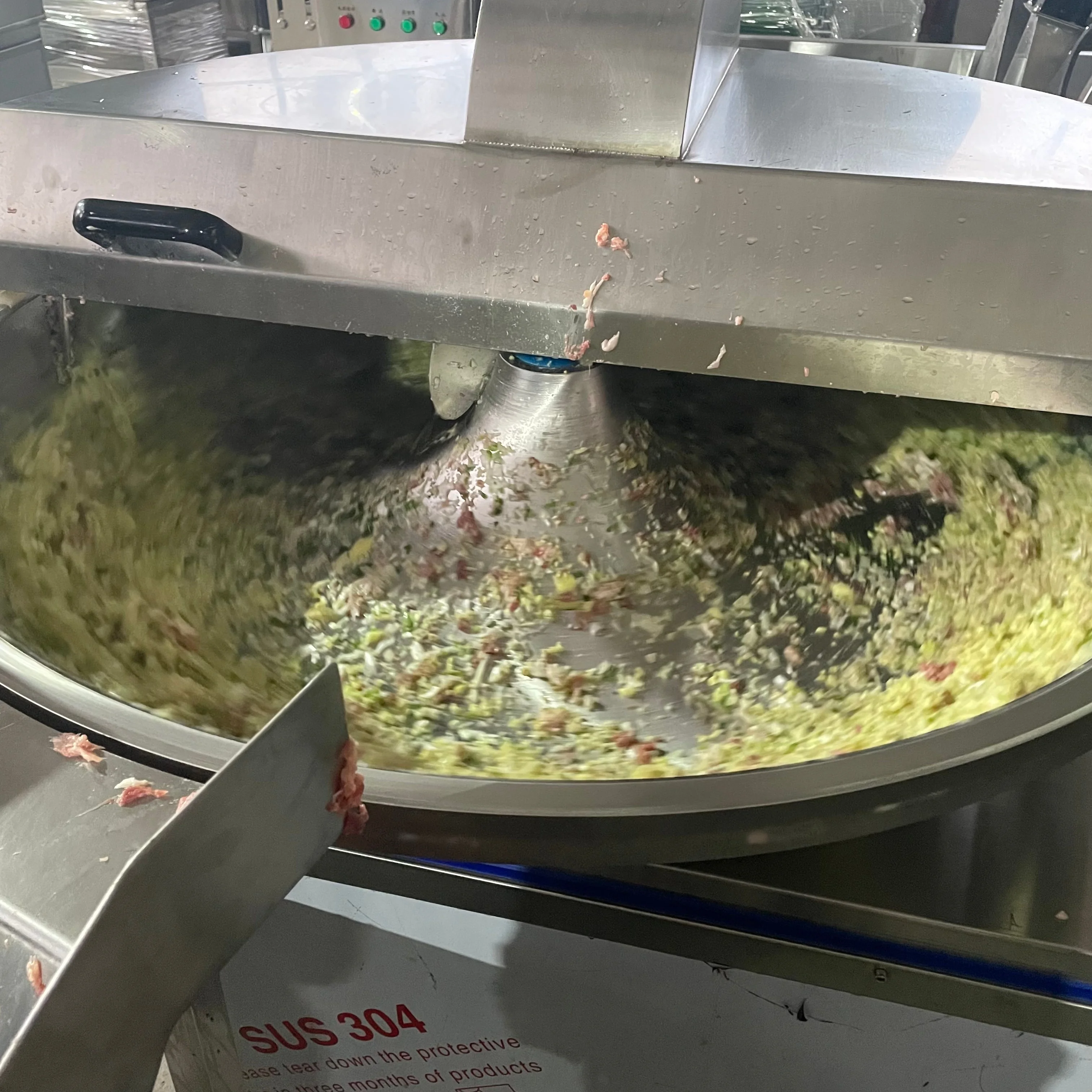 Smooth Discharging Meat Bowl Cutter Chopper Industrial Machine for Pet Food Production