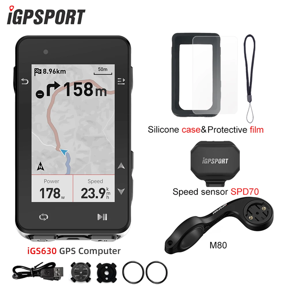 iGPSPORT iGS630 Bike GPS Computer Global Offline Map Navigation