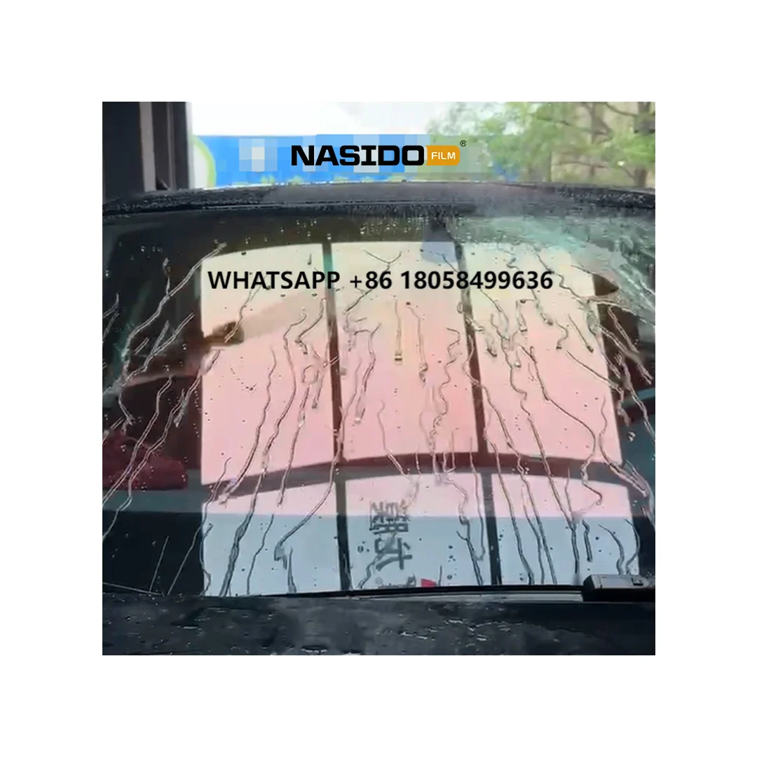 

High Hydrophobic Heat Resistant Chameleon Car Window Tint Film 99% UVR IRR UV Rejection 99% Transparency TPU Material UV Proof