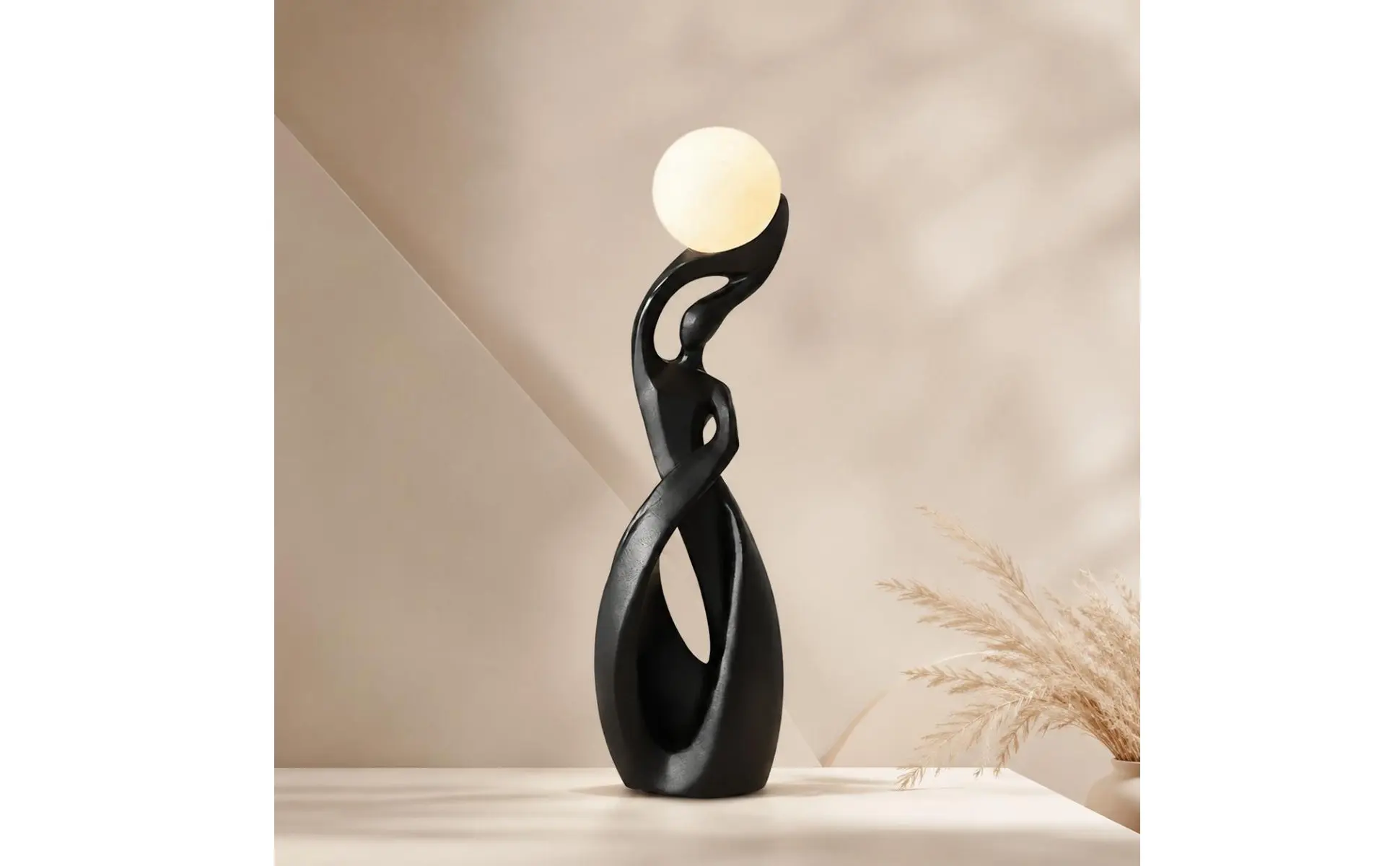 Abstract Resin Figurine Electroplated Finish Abstract Sculpture Table Ornament Minimalist Design Room Decoration Lustrous Abstract Resin Figurine Electroplated Finish Abstract Sculpture Table Ornament Minimalist Design Room Decoration Lustrous