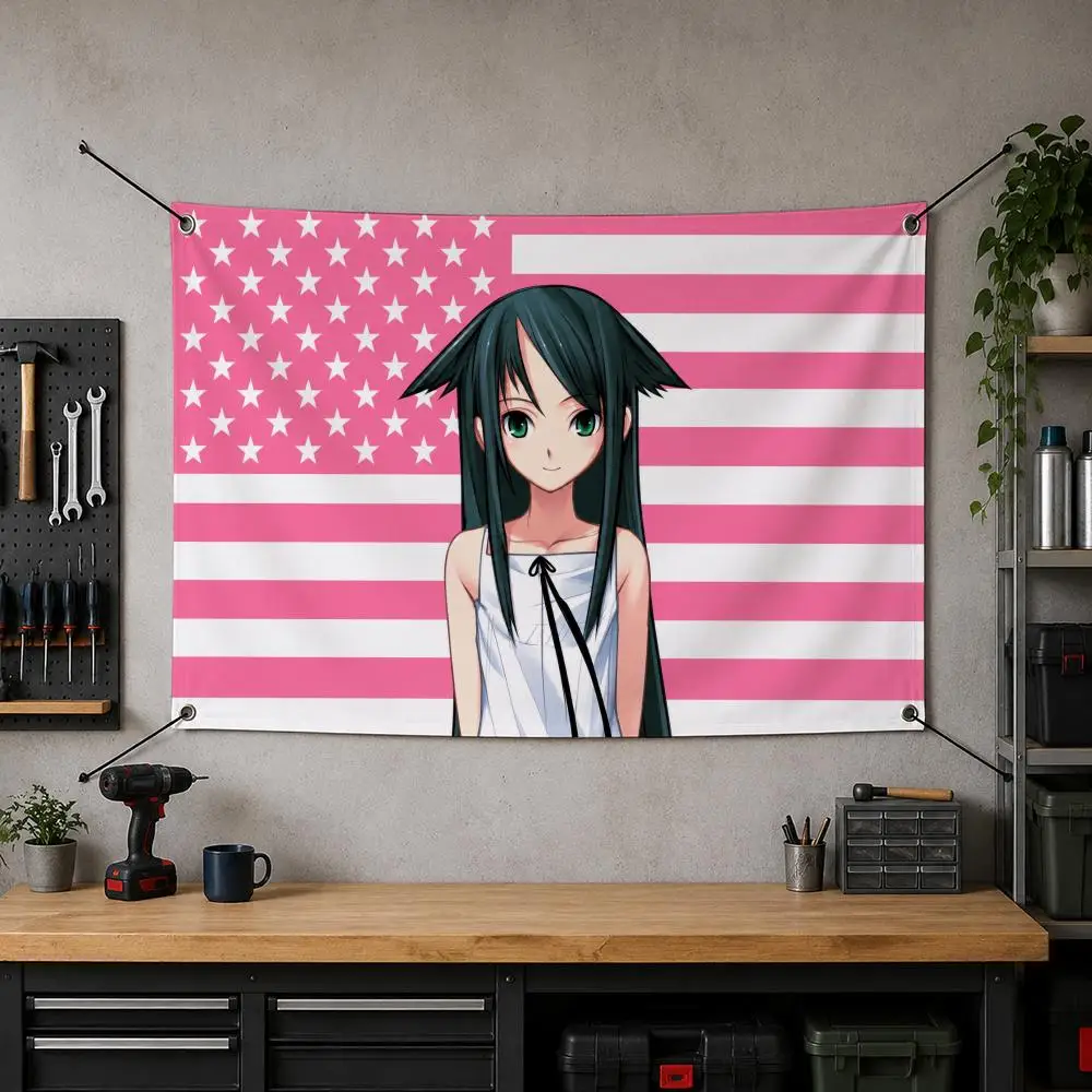 Anime B-BLOOD-PROTAGONIST Saya Flags Flag Banner for Bedroom Dorm Party Home Living Room Game Room Gift