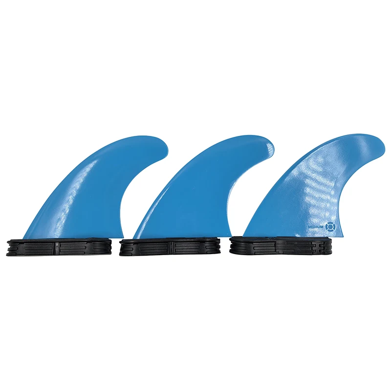 

3pcs/set Surfboard Fin Double Tabs 2 Fin Performer Nylon Plastic Surf Casting Accessories for Water Sports