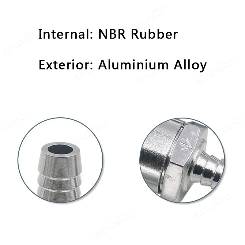 6mm 8mm 10mm 12mm 14mm One Way Aluminium Alloy Fuel Non Return Check Valve Fit for Carburettor and low Pressure Fuel Systems