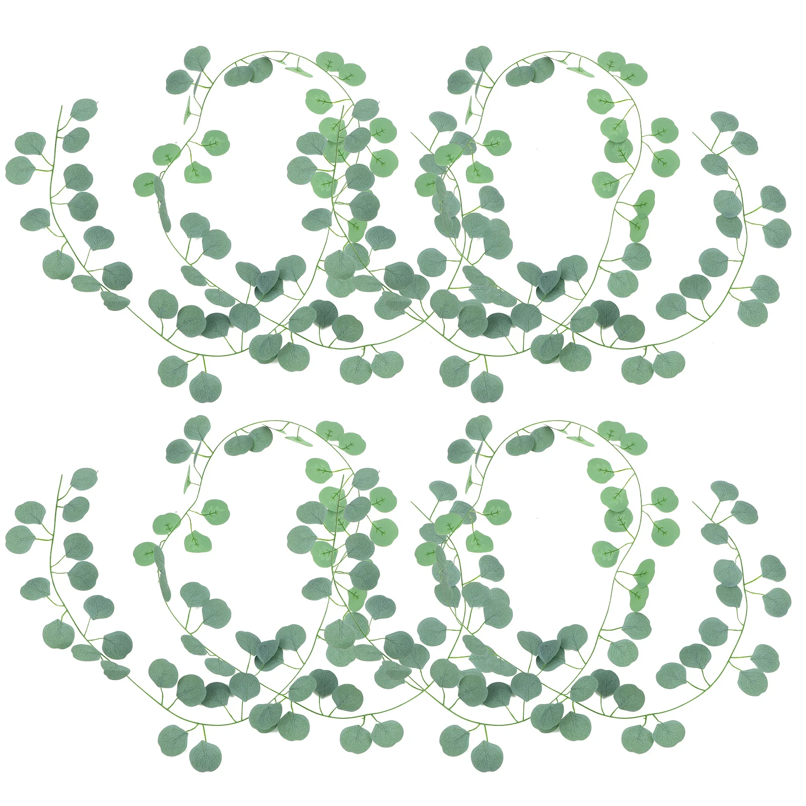 

Eucalyptus Artificial Rattan Wedding Decor Branches Decorate Faux Green Hanging Vine