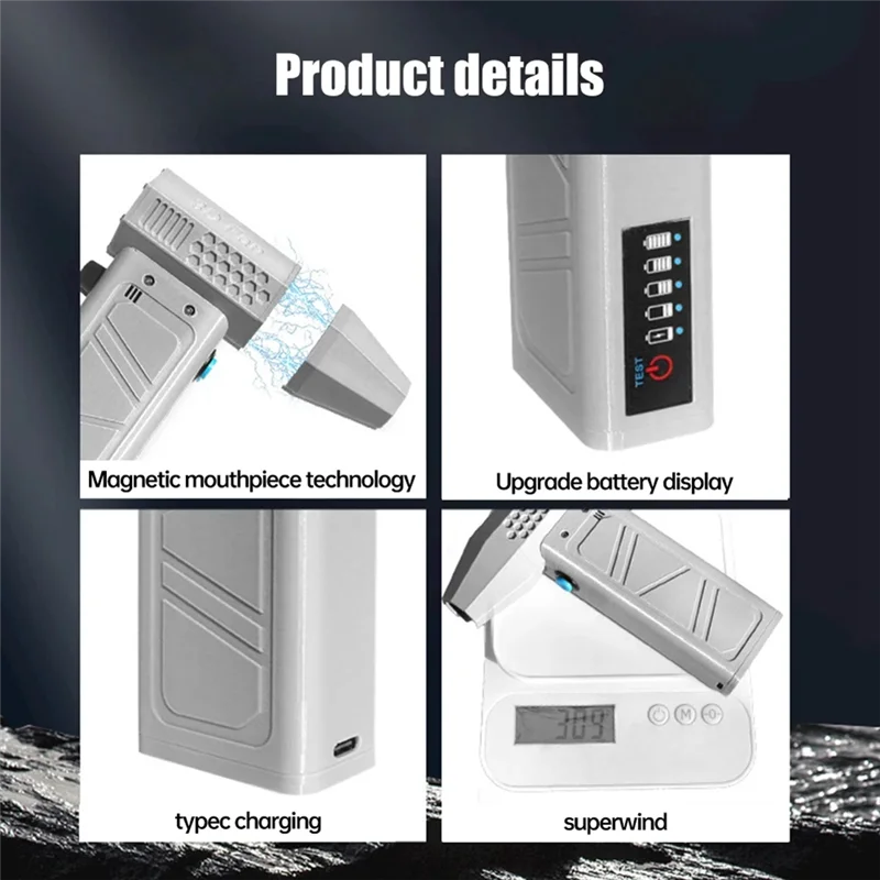 فلاش تريند منفاخ قوي عالي السرعة مروحة نفاثة توربو 140000   RPM سرعة الرياح 52M/S مروحة تربو محرك بدون فرش ضربة عنيفة