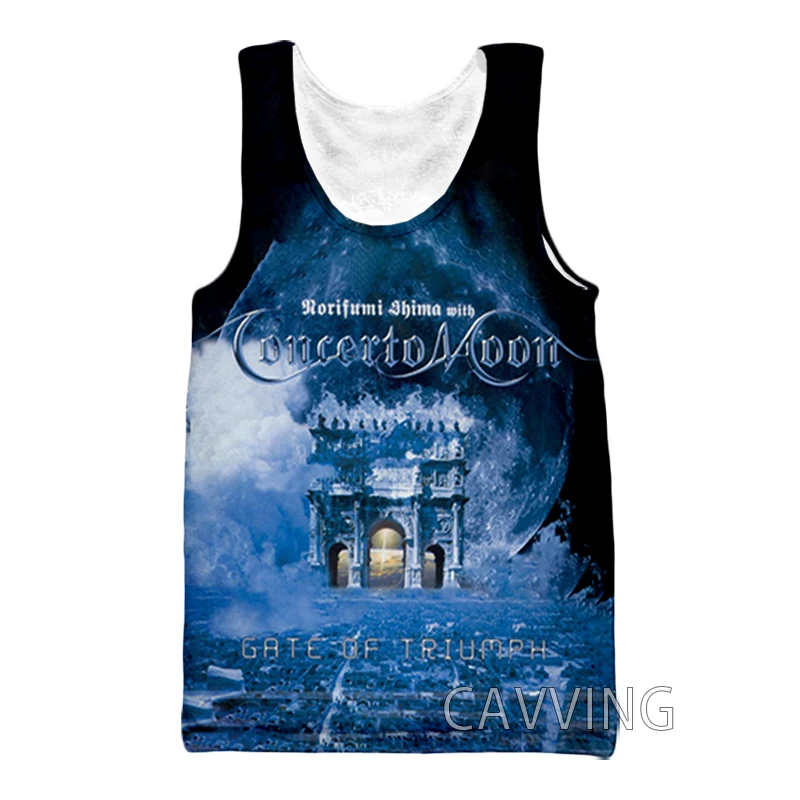 CAVVING 3D Printed  Concerto Moon Band  Tank Tops Harajuku Vest  Summer Undershirt Shirts Streetwear for Men/women