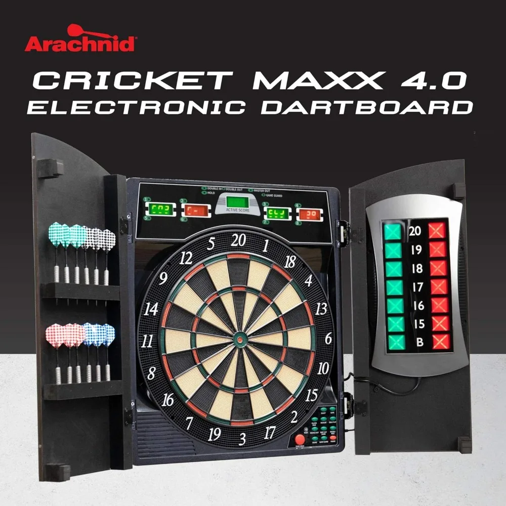 Set di freccette elettroniche Cricket Maxx 4.0 Arachnid in nero