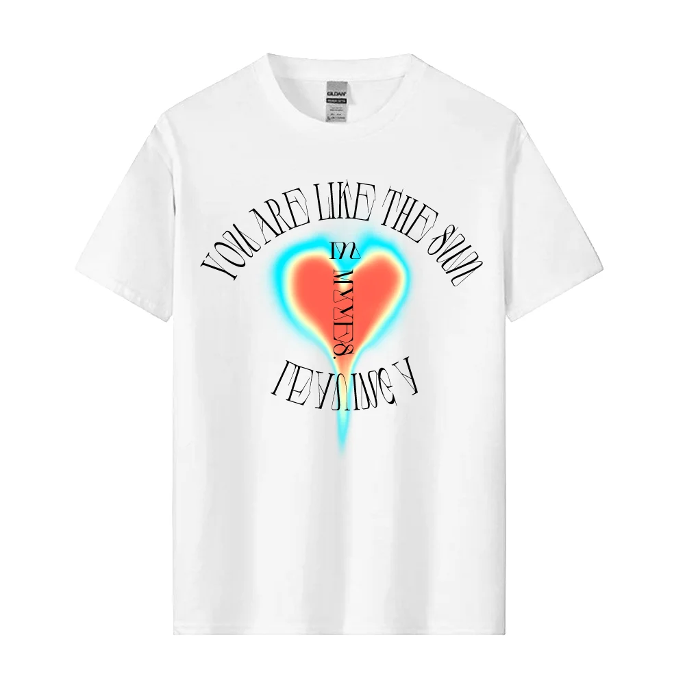 

Acid Staring At The Sun Love Eyes Match Outfit Парная футболка с надписью Мужские футболки Женские футболки Повседневные футболки Топы Оригинальные