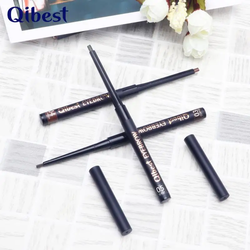 1~4PCS Color Natural Long Lasting Not Blooming Eyebrow Pencil Waterproof Sweatproof No Fading Rotary Eyebrow Pen Makeup TSLM1