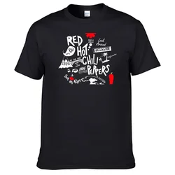 RHCP Rock Band Red Hot Chili Pepperss T shirt Unisex 100% Cotton Men Women T-Shirt Rock Band shirts top sales N018