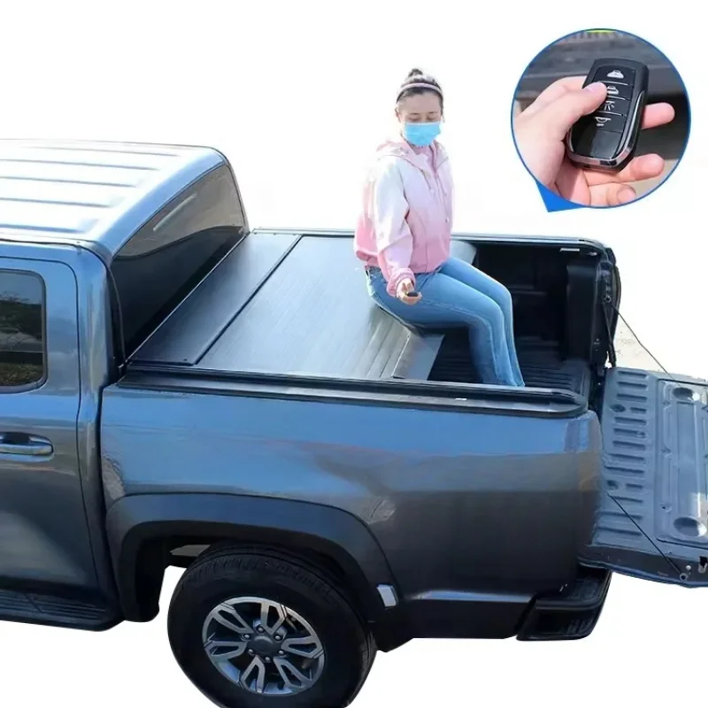 

Высококачественная жесткая алюминиевая электрическая выдвижная крышка кузова для грузовика (роллетная)