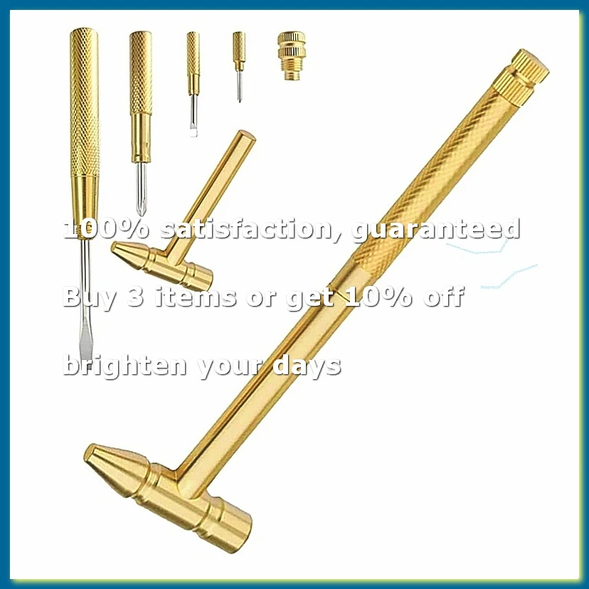 Hand Tools 6 In1 Micro-Multifunction Hammer, 6 in 1 Mini Multifunction Craft Hammer & Screwdrive Mini Mallet