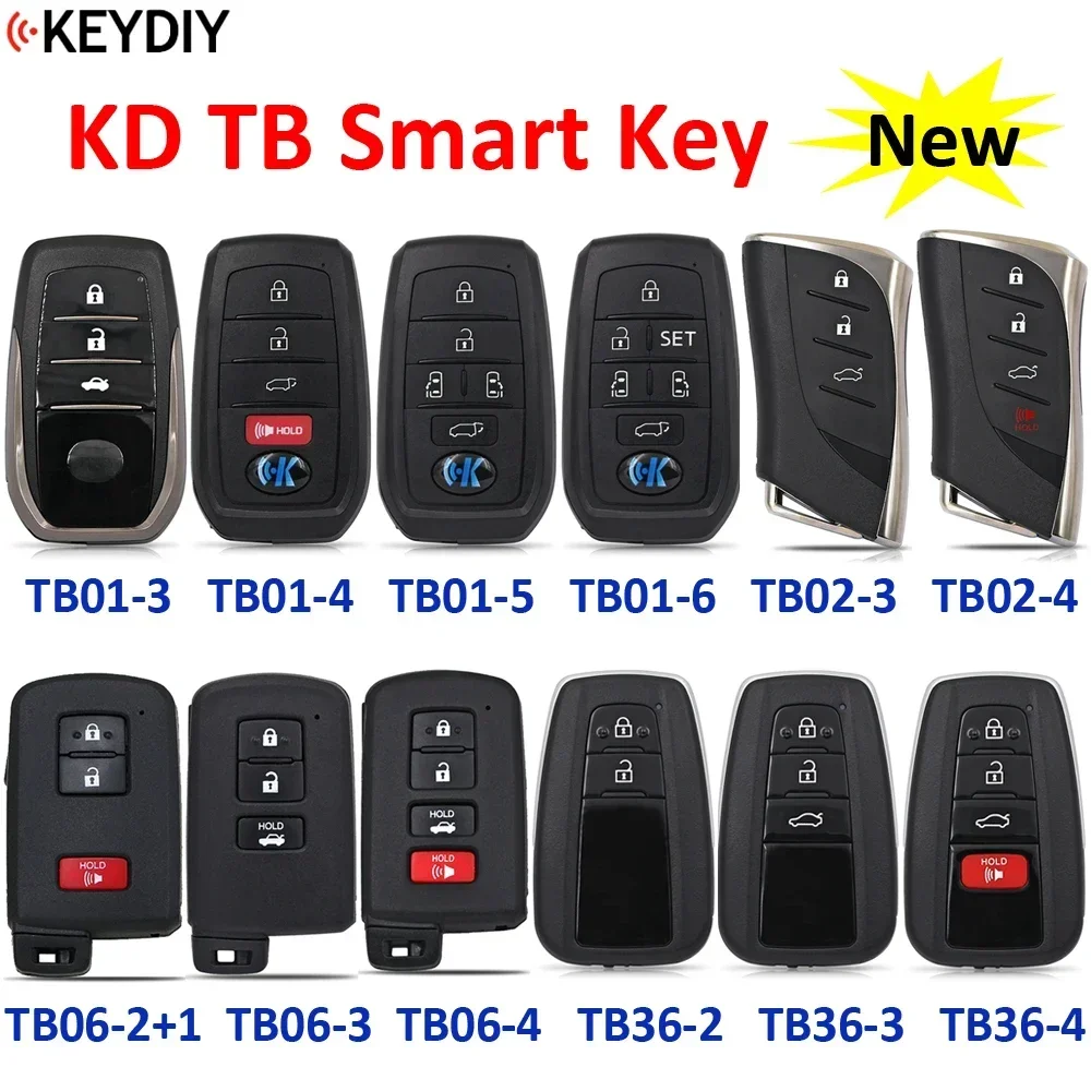 KEYDIY KD Universal 8A Smart Key TB01 TB02 TB06 TB36 FCC ID: 0020 0410 2110 F43 0351 0010 0440 for Toyota Corolla RAV4 for Lexus