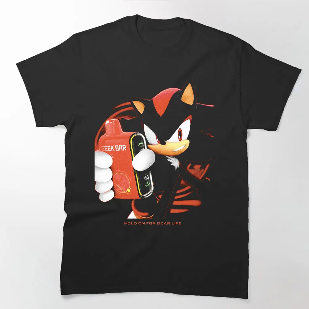 dear life Sonic Adventure t Shirt Vintage Graphic Tees Gothic Grunge Y2k Clothes Emo Scene Amity Affliction Style Tops All size