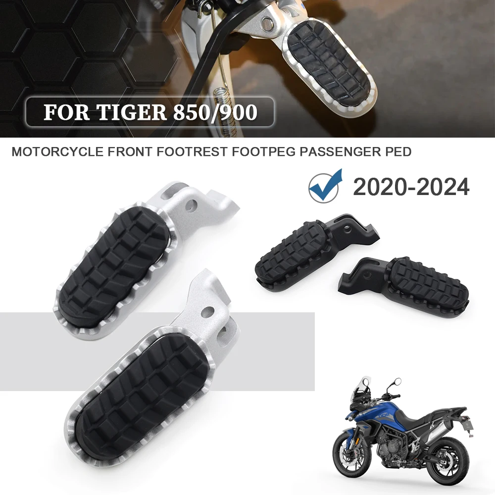 Motorcycle Front Footrest Foot Rests For TIGER 850 SPORT TIGER 900 GT GT PRO RALLY  Tiger 1200 2020-2024 Footpegs Pedals