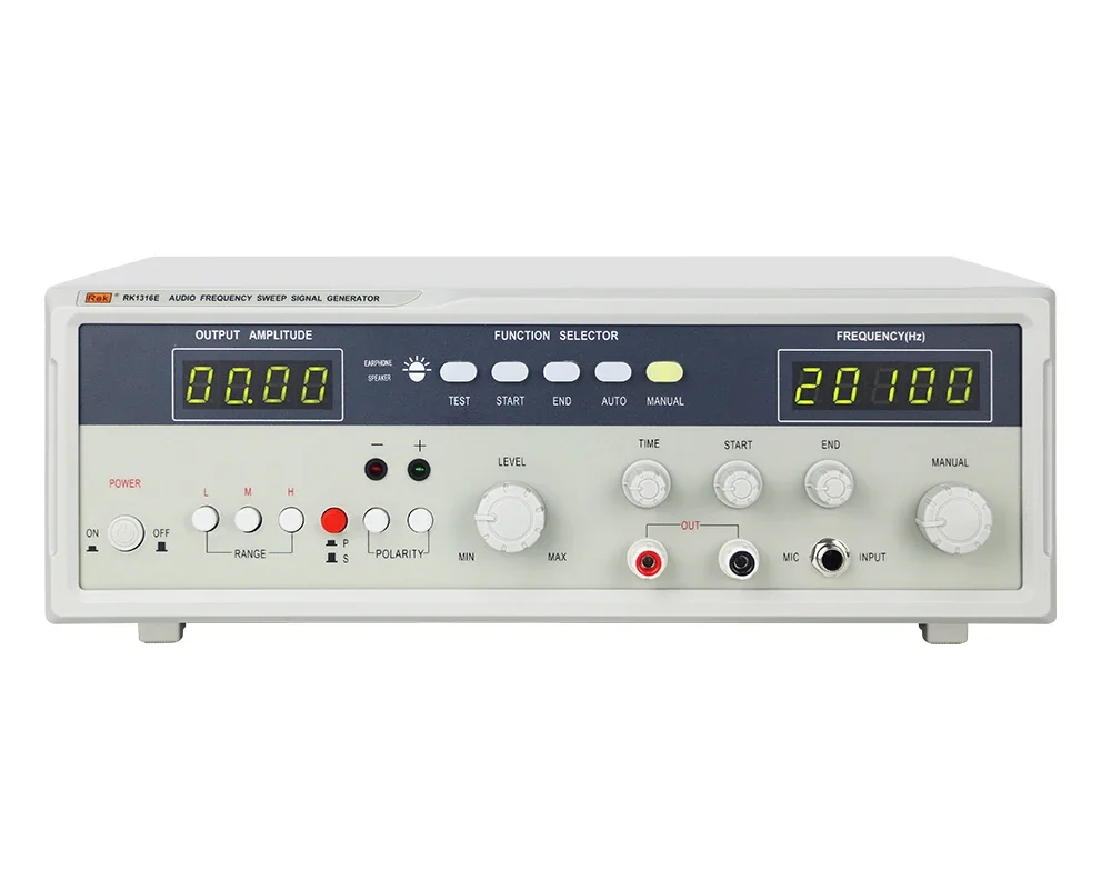 

Original Factory Supplier RK1316E Audio Signal Generator Voice Frequency Sine Wave Generator with Express Shipping