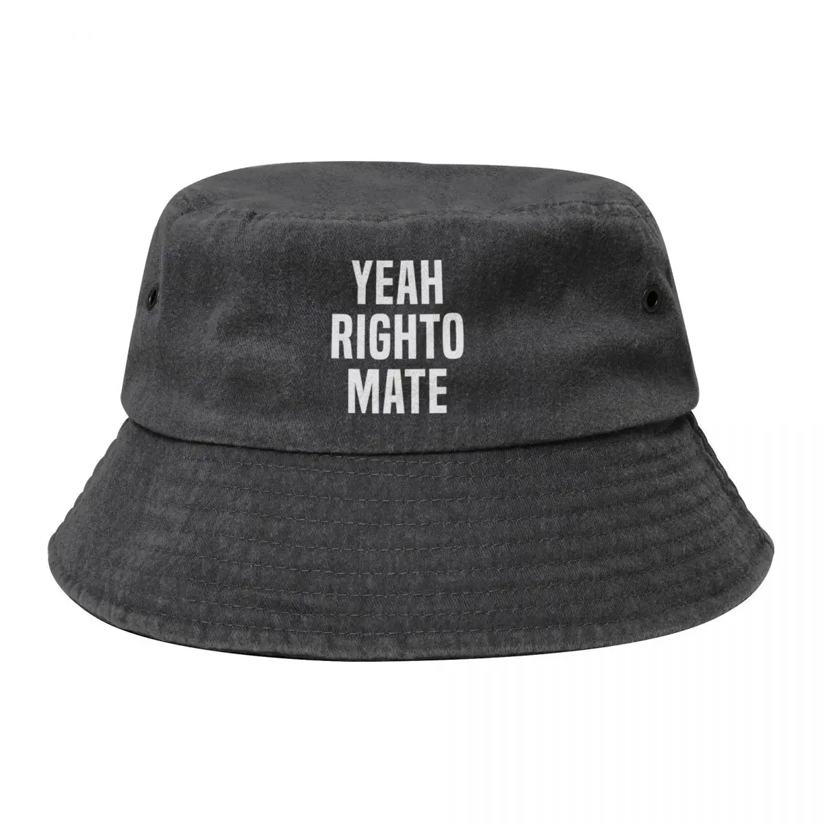 Yeah Righto Mate Racerback Bucket Hat Fisherman Hat Cotton Sun Hat