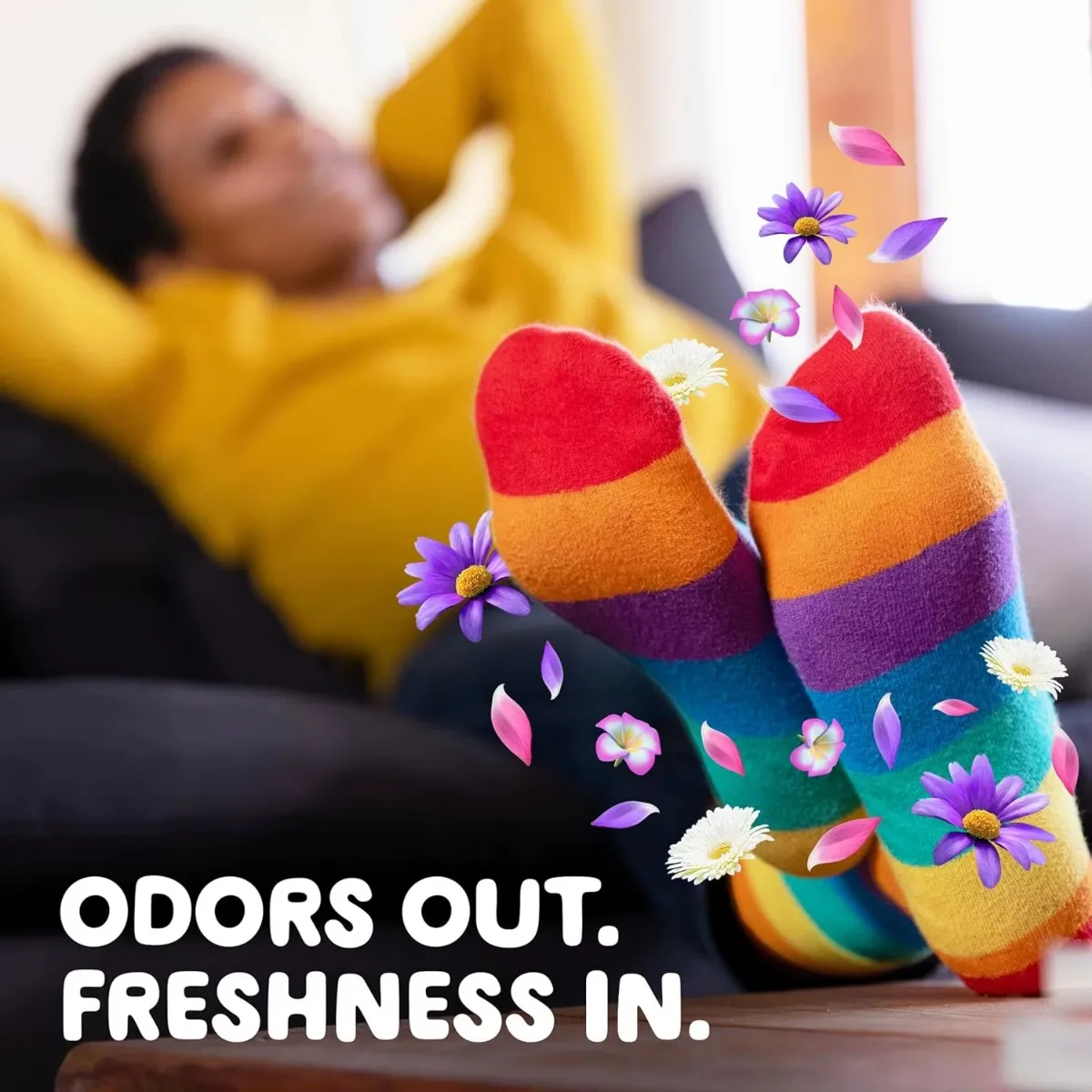 منظف الغسيل السائل من Odor Defense، رائحة انفجار فائقة الطازجة، متوافق مع HE، 107 تحميلًا 154 أونصة سائلة، منظف الغسيل