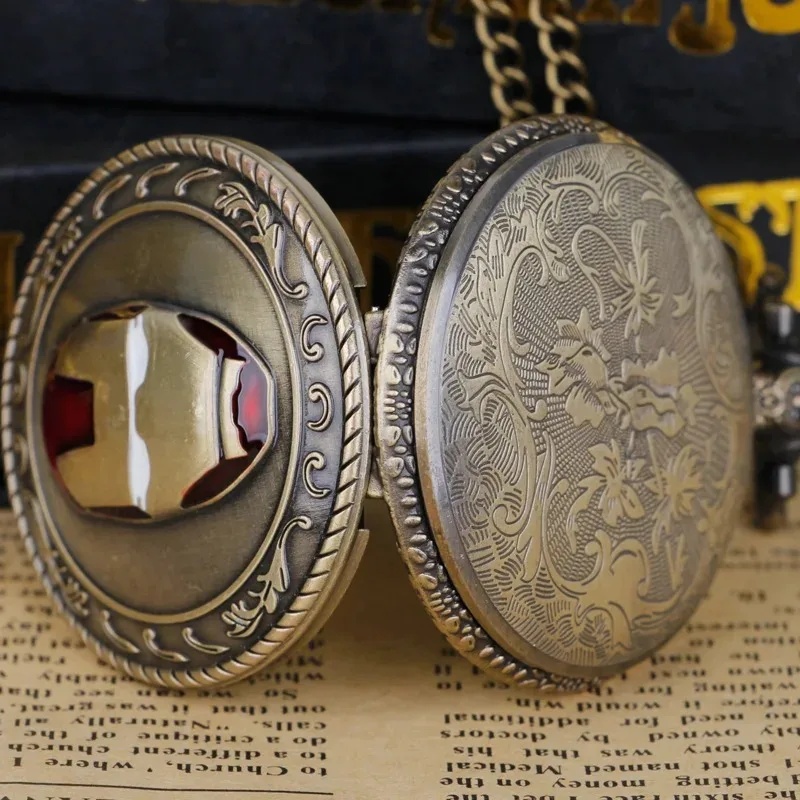 Unique Fashion Pocket Watch Personality Creative Pendant Chain Clock Pocket Watch for Men Fans Chain Children