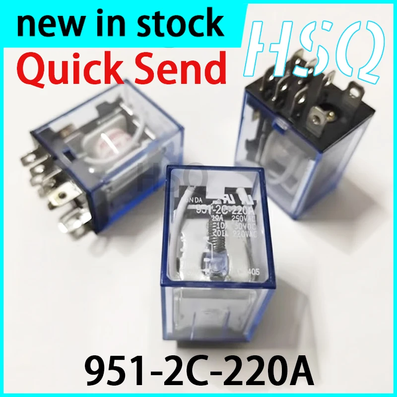1PCS New 951-2C-220A 220V 8-pin 10A Relay