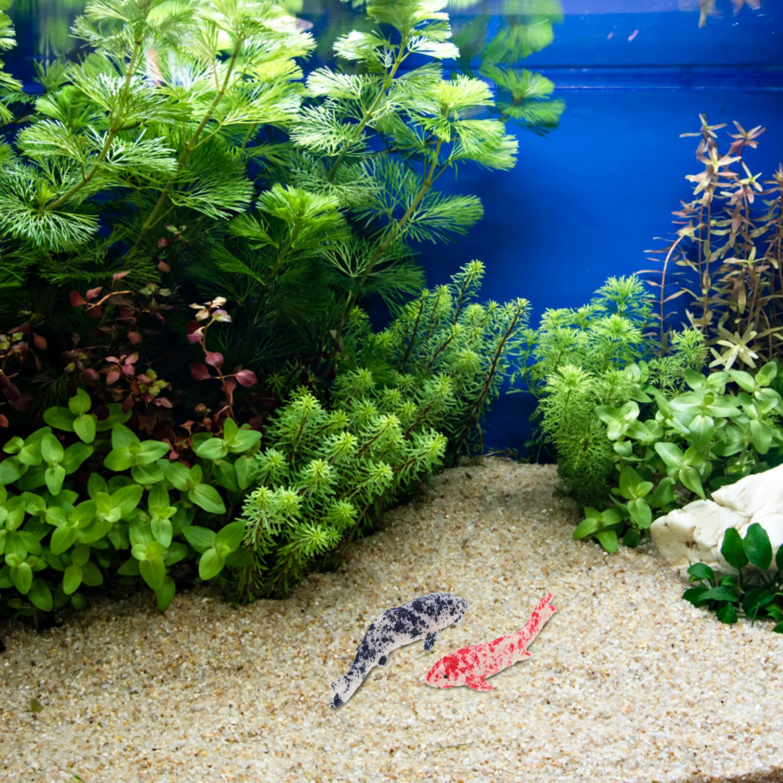 

2Pcs Simulation Koi Fish Artificial Resin Realistic Aquarium Decor Small Fish Ornaments Micro Landscape Decoration