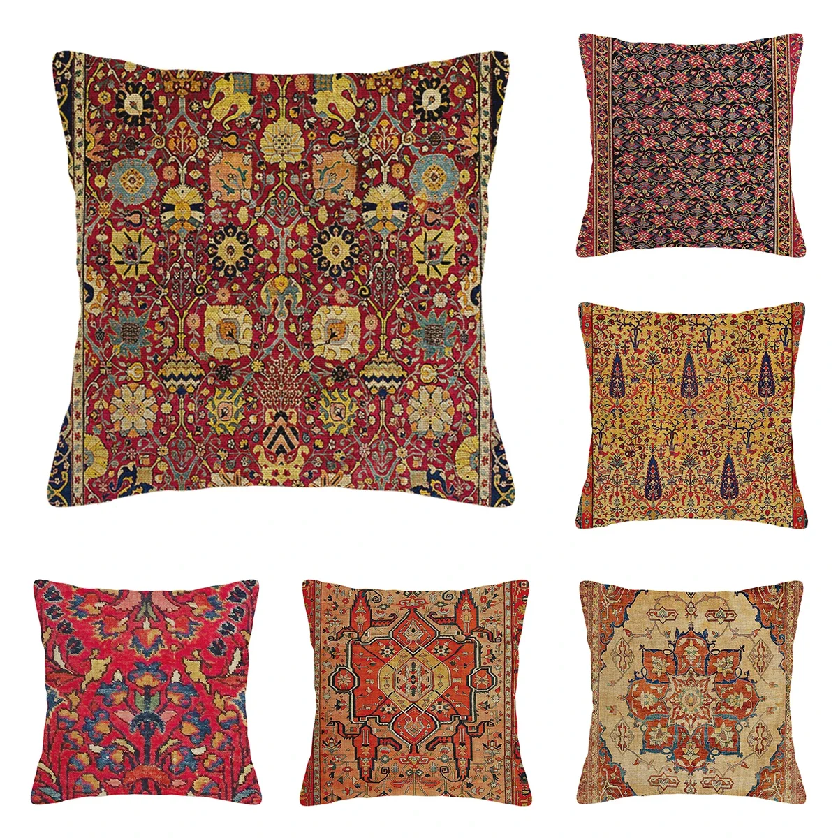 

Home living room modern decoration cushion decoration pillow cover 45*45 40x40cm 60x60cm 45x45cm Persian pattern 50x50cm boho