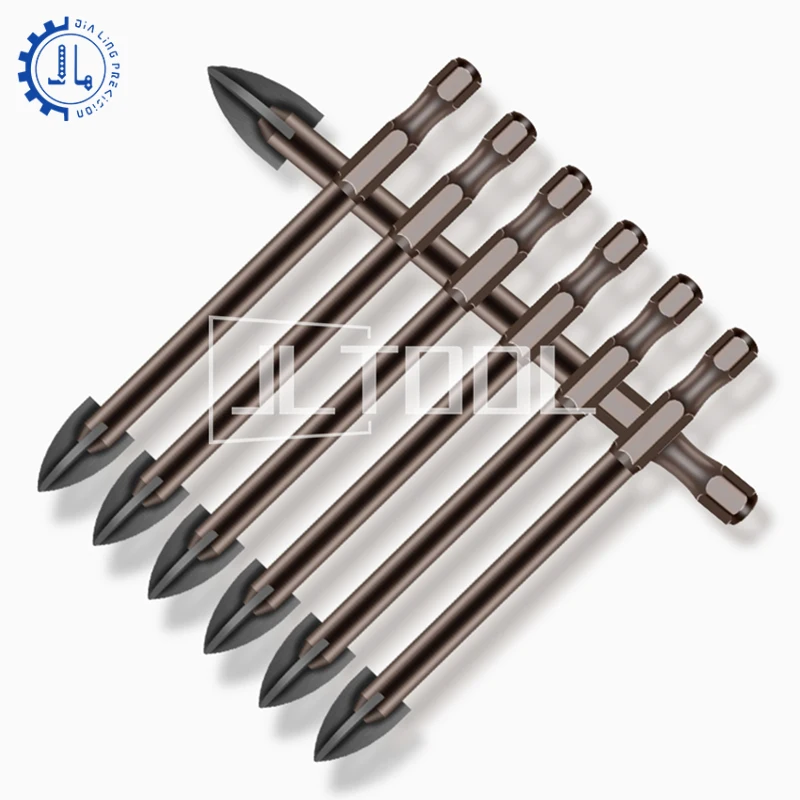 Universal Drilling Bits Stainless Steel Ceramic Tile Concrete Brick Wall Hole Opening Tool Cemented Carbide Drill Bit