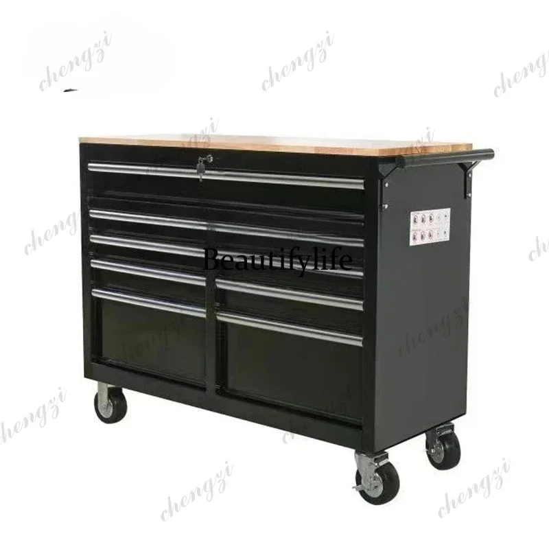 a55 Heavy Tool Box Workshop Auto Repair Multifunctional Trolley 46 Inch Mobile Workbench