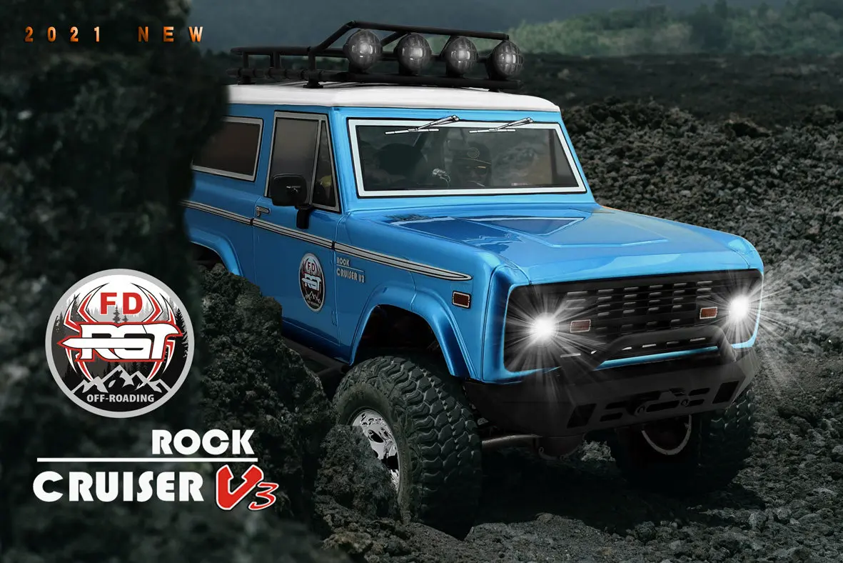 Rgt Remote Control Crawler 1 10 4wd 136100v3fd Rock Cruiser V3 Off Road Climbing Hobby Vehicle For Adult