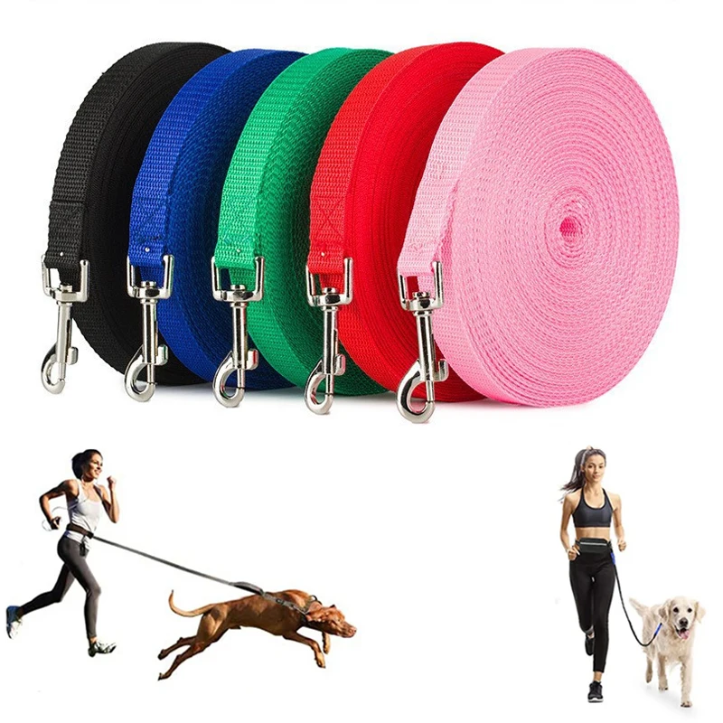 Nylon Dog Training Leashes Walking Pet Leash Rope Traction Rope for Small Large Dogs 1.5M 1.8M 3M 4.5M 6M10MOutdoor Pet Supplies