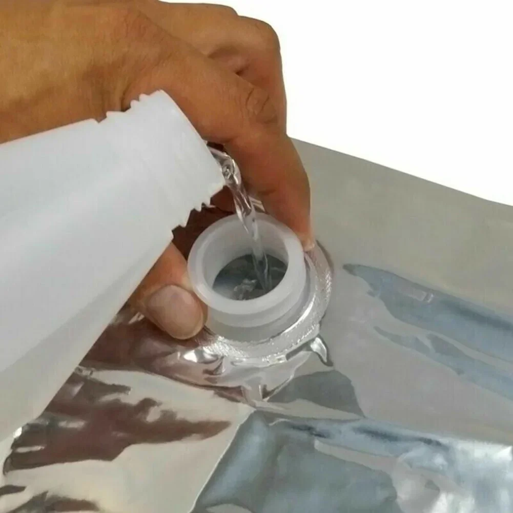 Imagem -02 - Substituição de Alumínio do Bolsa do Babador da Folha para o Bolsa na Caixa Torneira da Borboleta Bebe o Recipiente Cerveja Suco Distribuidor do Vinho 5l Peças a