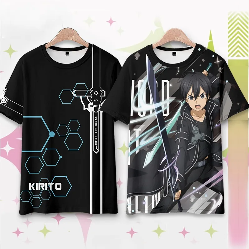 

Sword Art Online AnimeT-Shirts Men Women Tee Shirt Short SleeveT Shirt Plus Size Tops